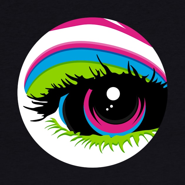 Abstract Eye Illustration by markmurphycreative